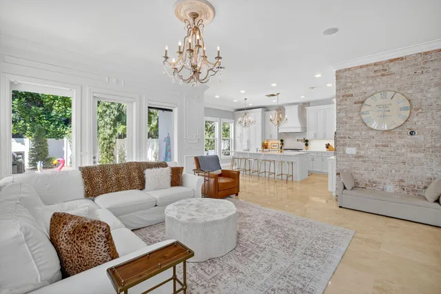 a view of a hallway with stairs
