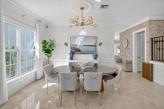 a bedroom with two beds and a dresser