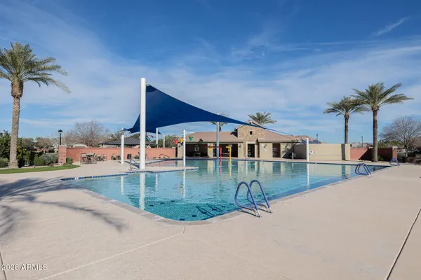 an outdoor view with patio