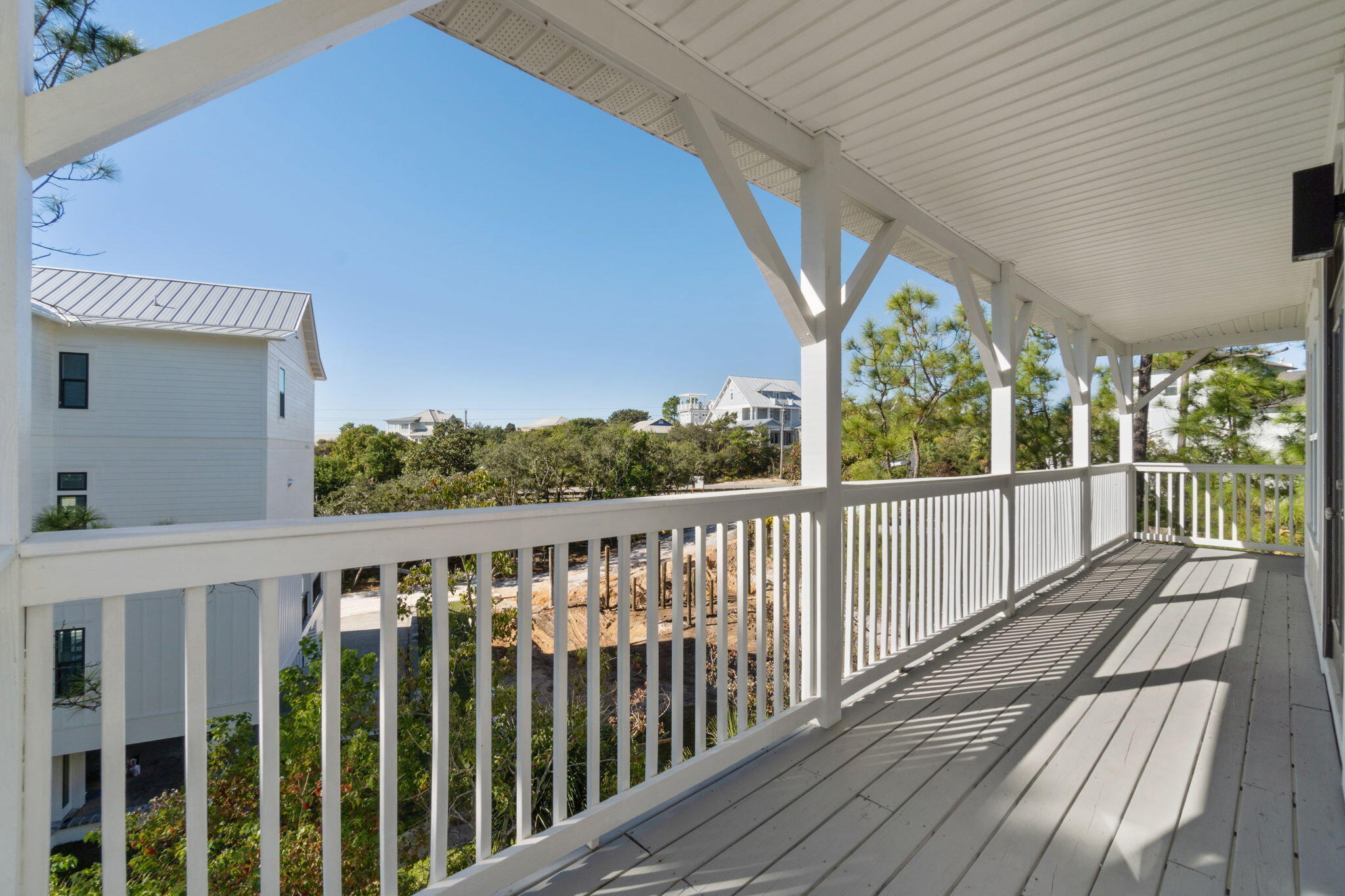 157 Baird Road Santa Rosa Beach, FL 32459 - Photo 59 of 93 a view of balcony with wooden floor