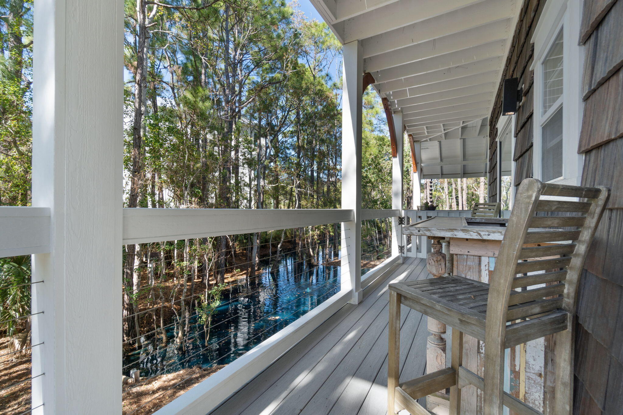 157 Baird Road Santa Rosa Beach, FL 32459 - Photo 61 of 93 a view of balcony with wooden floor