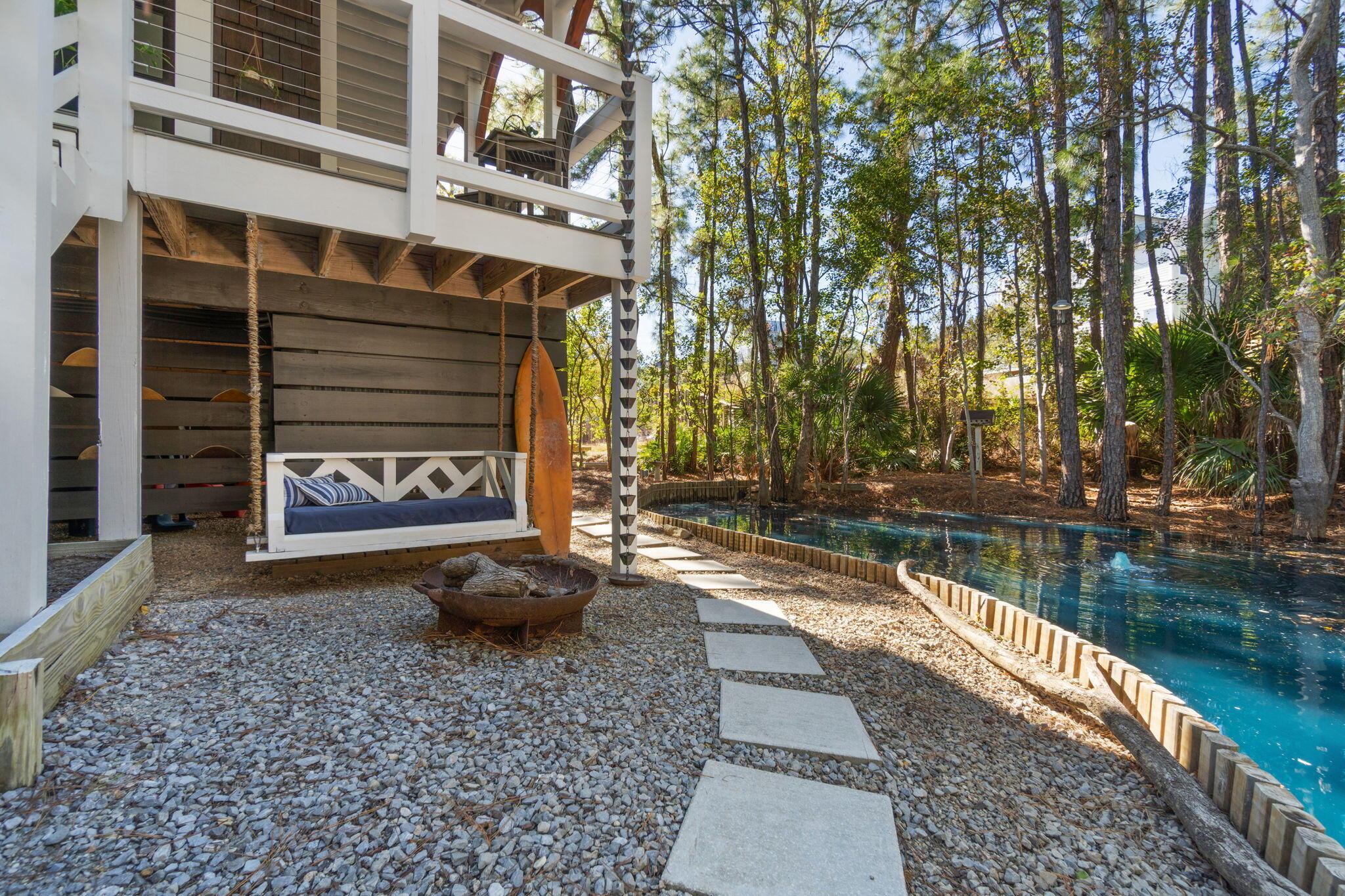 157 Baird Road Santa Rosa Beach, FL 32459 - Photo 6 of 93 a front view of a house with a lake view
