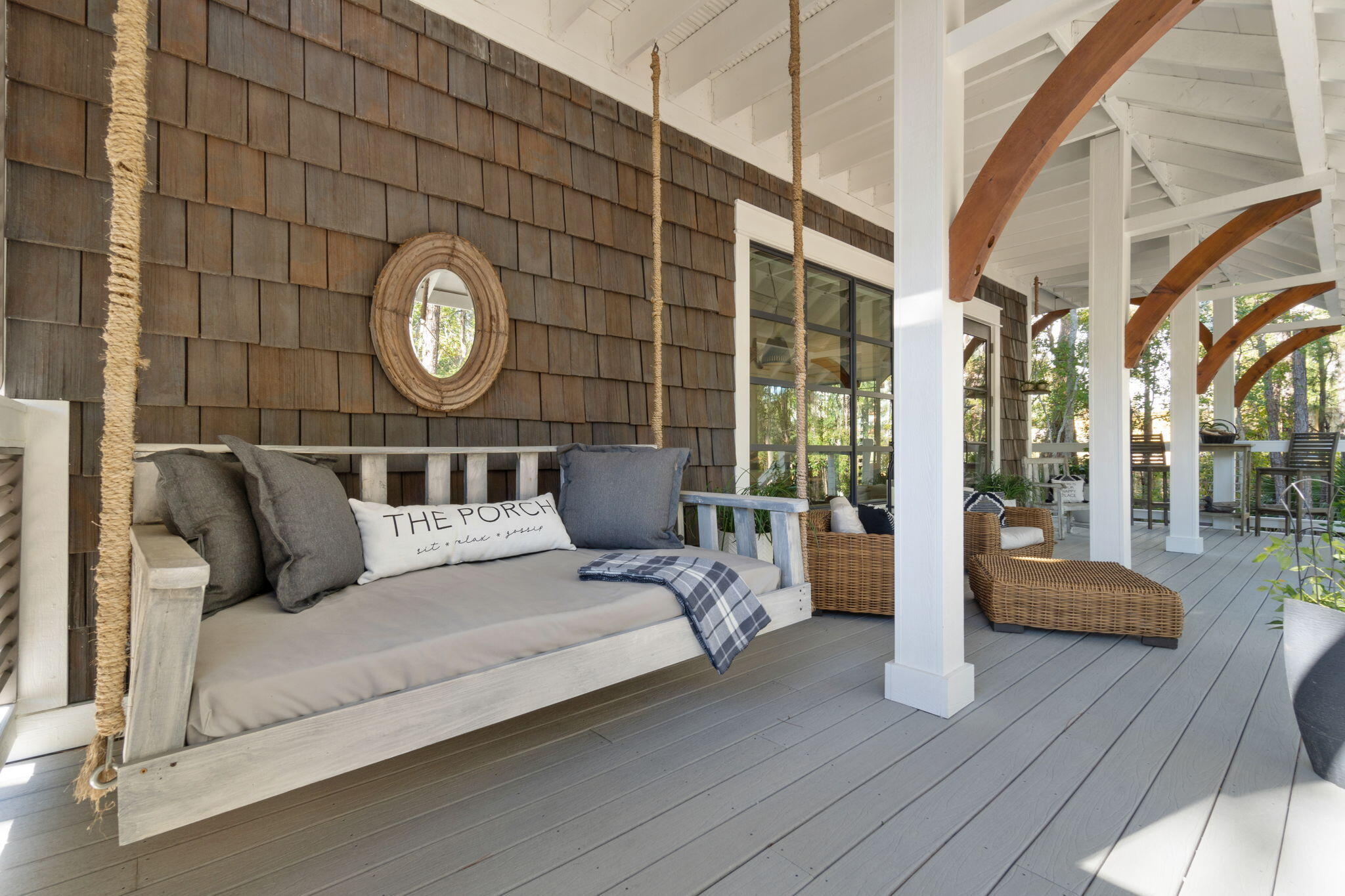 157 Baird Road Santa Rosa Beach, FL 32459 - Photo 7 of 93 a living room with a couch and a large window