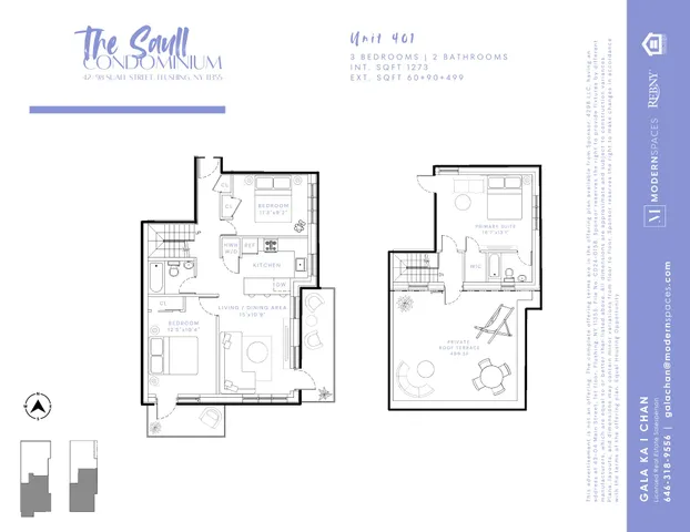 a front view of a building with street view