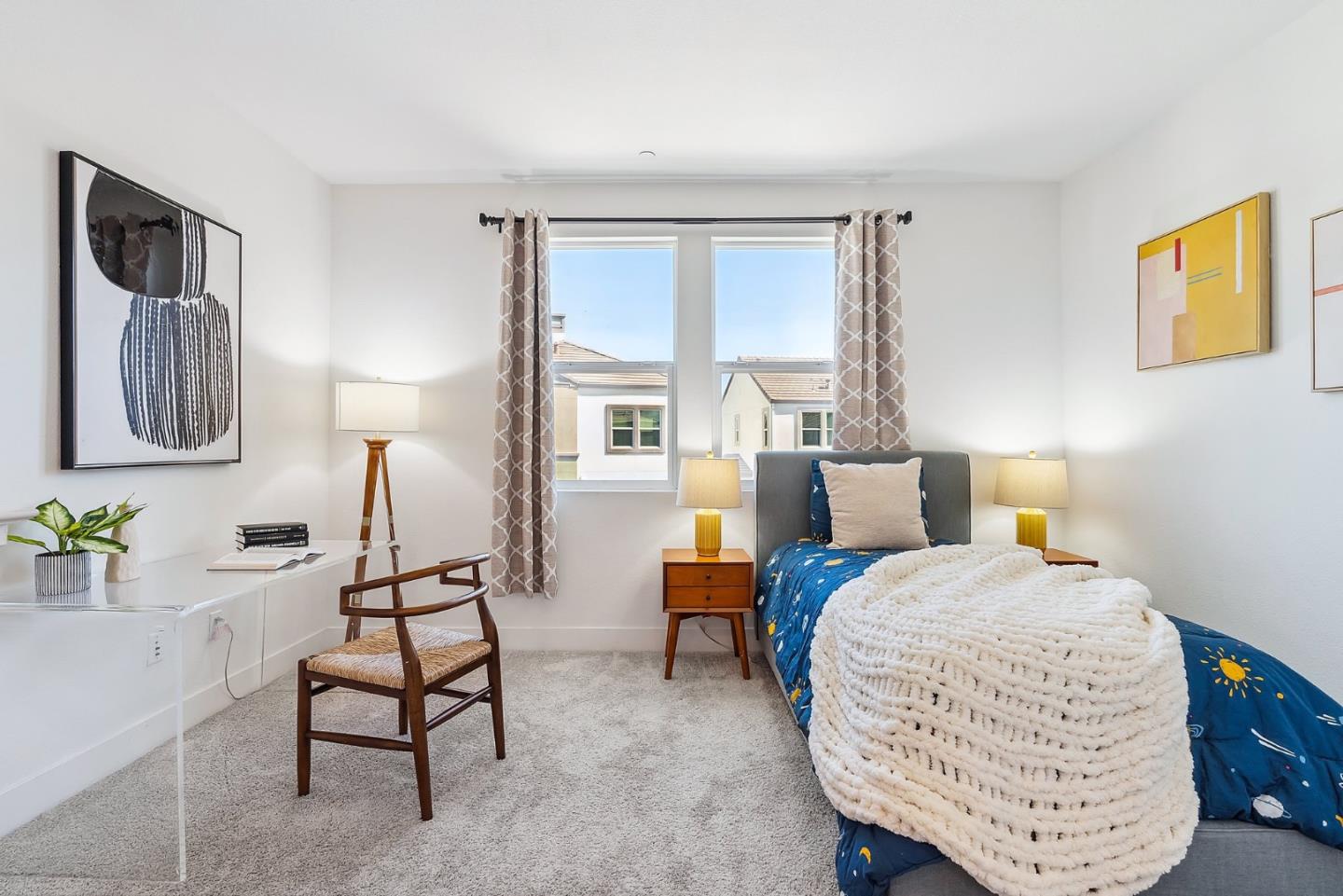 1488 Cherry Circle Milpitas, CA 95035 - Photo 11 of 20 a bedroom with a bed and chair