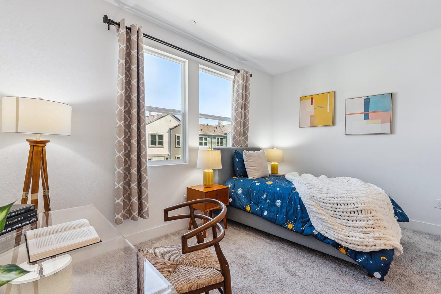 1488 Cherry Circle Milpitas, CA 95035 - Photo 12 of 20 a bedroom with a bed and a window