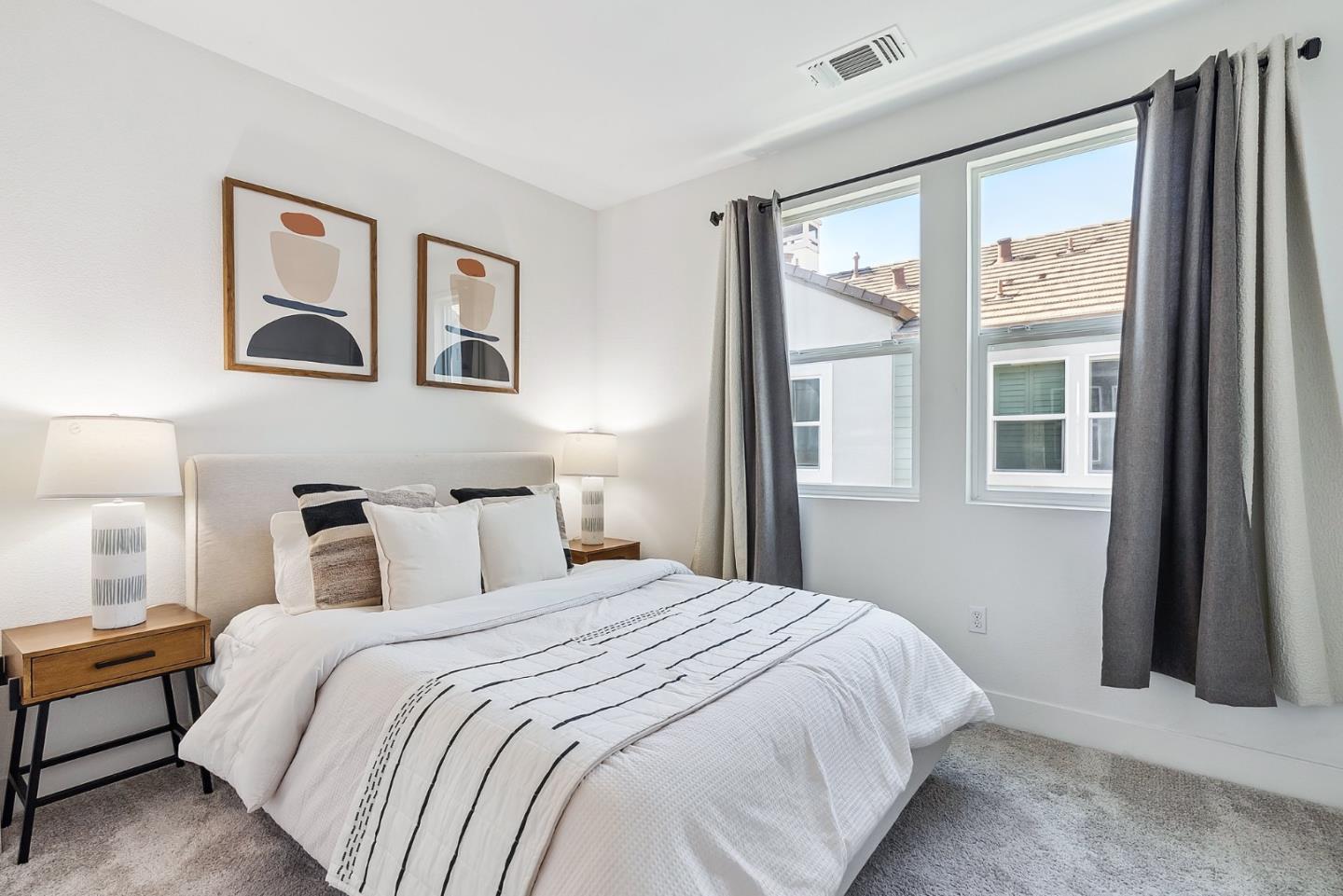 1488 Cherry Circle Milpitas, CA 95035 - Photo 14 of 20 a bedroom with a large bed and a window