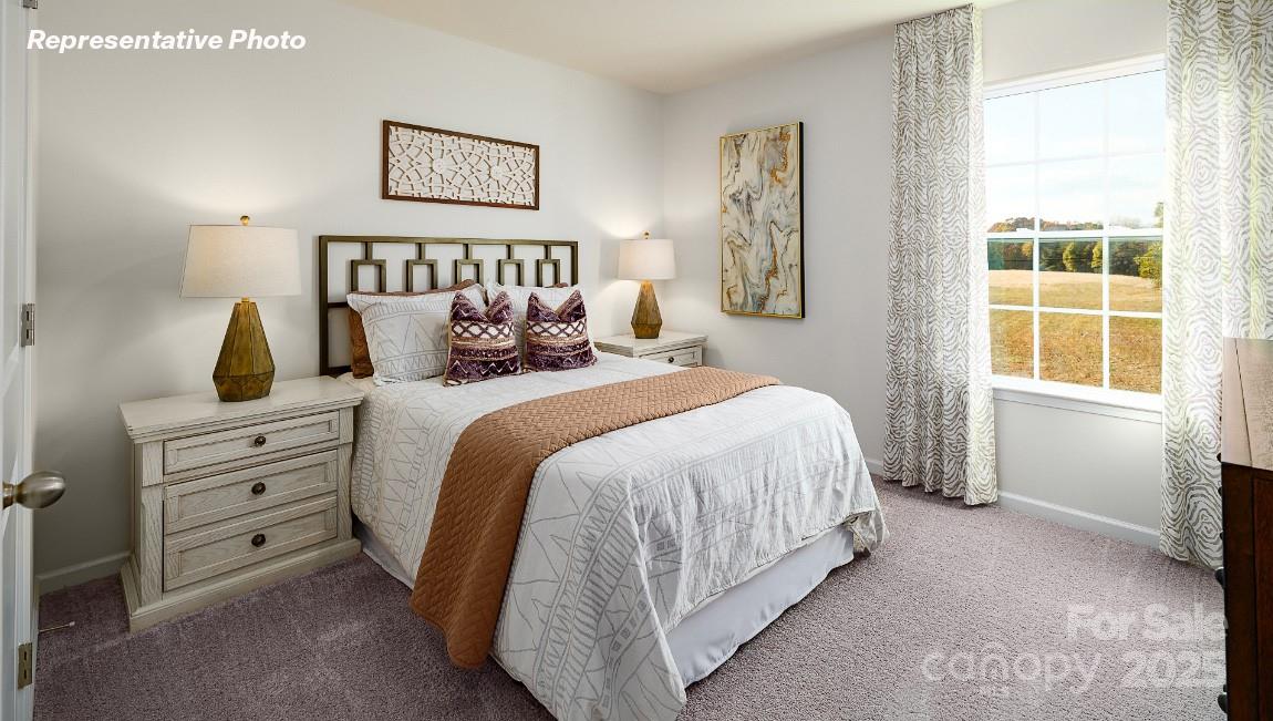 3844 Maxwell Henry Lane Northwest Conover, NC 28613 - Photo 19 of 30 a large bed sitting in a bedroom next to a window