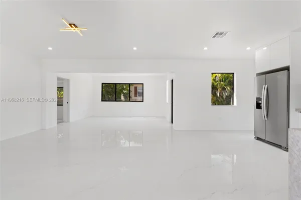 a view of an empty room