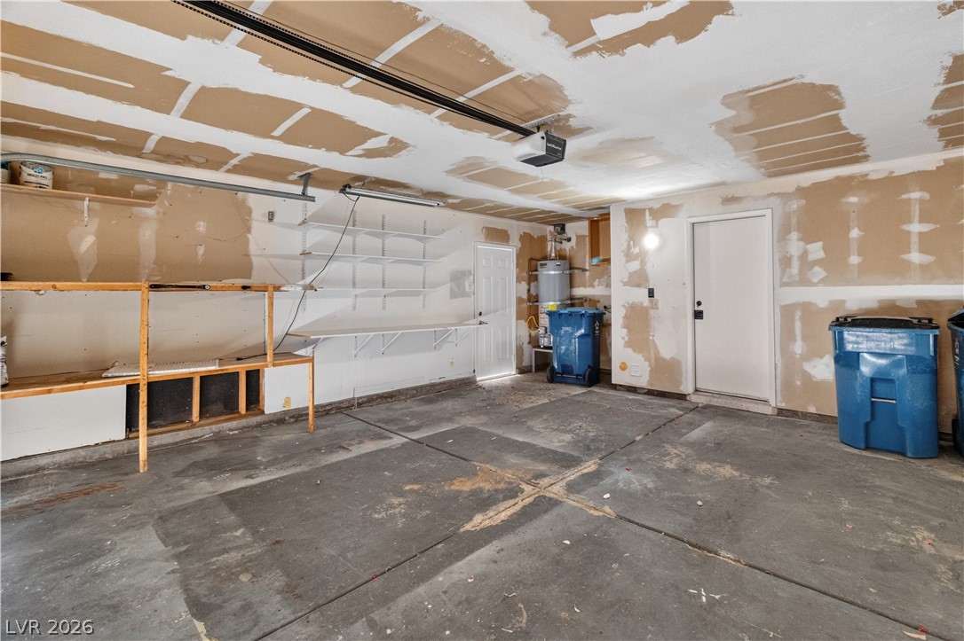 3156 Terrace View Drive Laughlin, NV 89029 - Photo 48 of 94 A spacious garage offers built-in shelving and ample storage capacity.