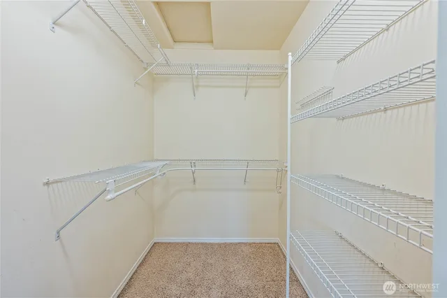 a view of walk in closet