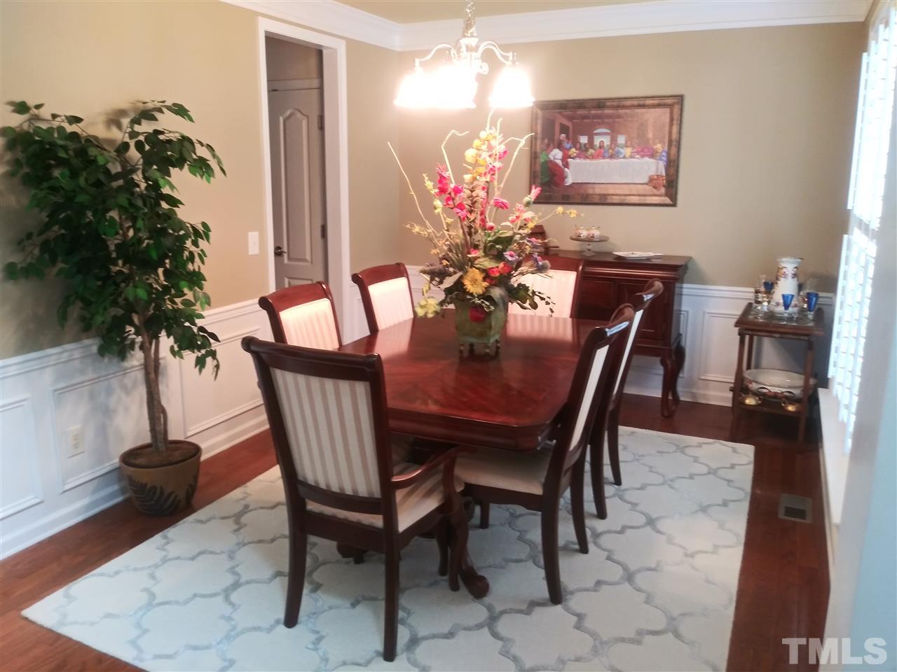 5020 Isabella Cannon Drive Raleigh, NC 27612 - Photo 11 of 29 Formal Dinning room with trey ceiling