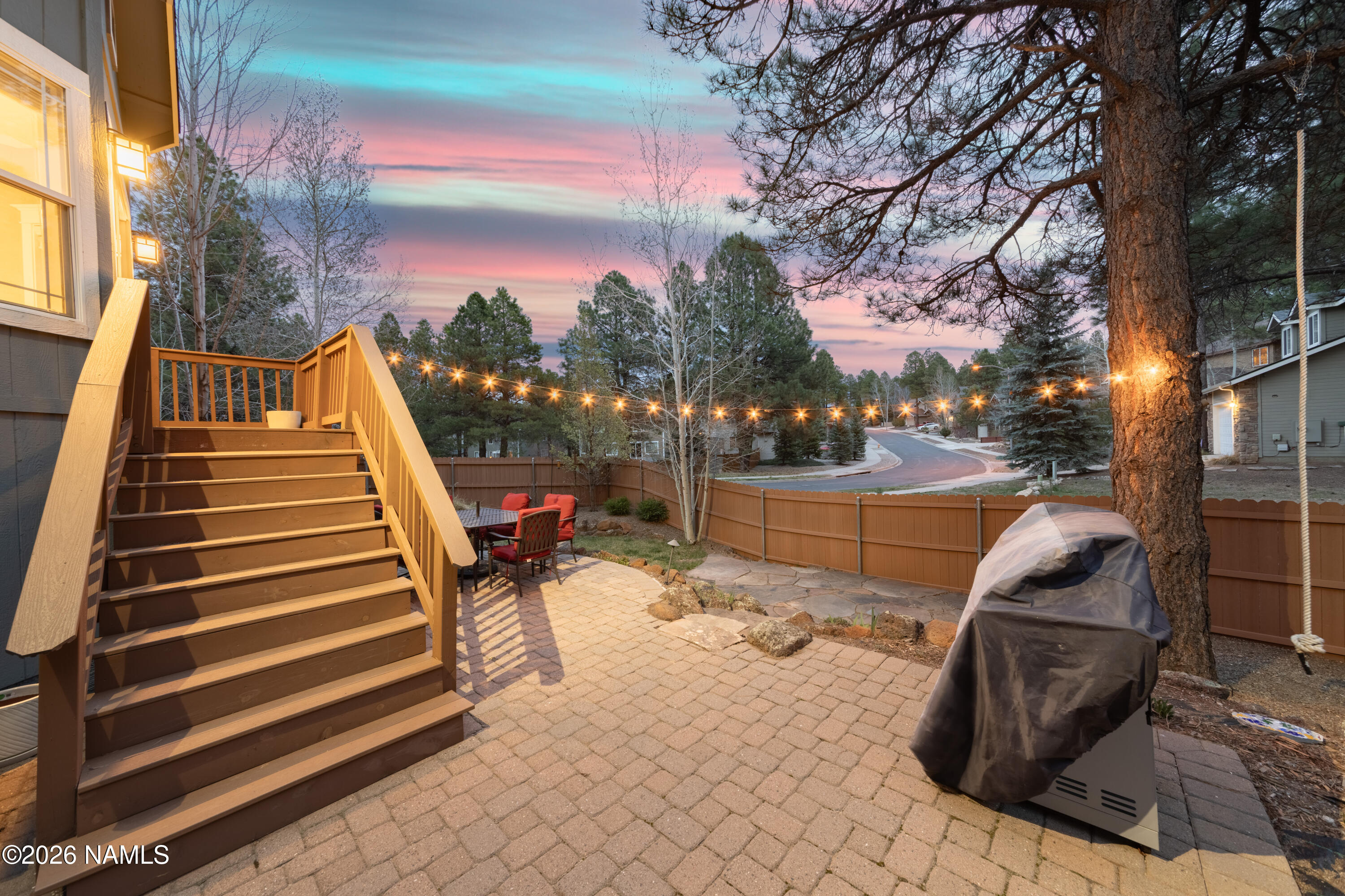 301 West Wulfenite Road Flagstaff, AZ 86005 - Photo 37 of 40 Twilight Backyard 3