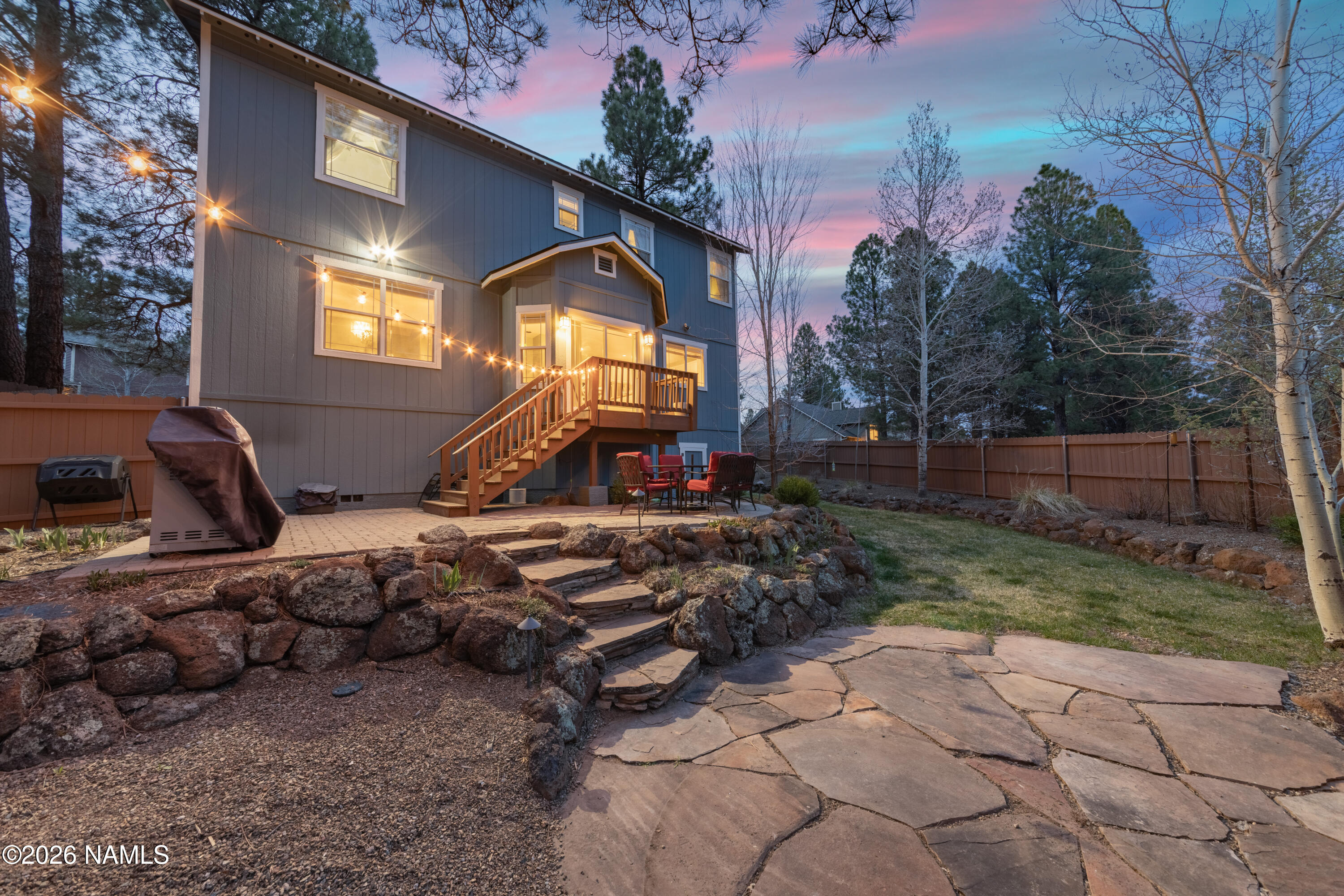 301 West Wulfenite Road Flagstaff, AZ 86005 - Photo 38 of 40 Twilight Backyard 4