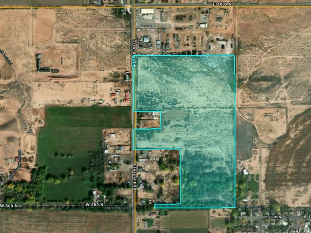 700 North Crescent Road Roosevelt, UT 84066 - Photo 1 of 1 Aerial Survey. Illustrating the property's geographical location and boundaries