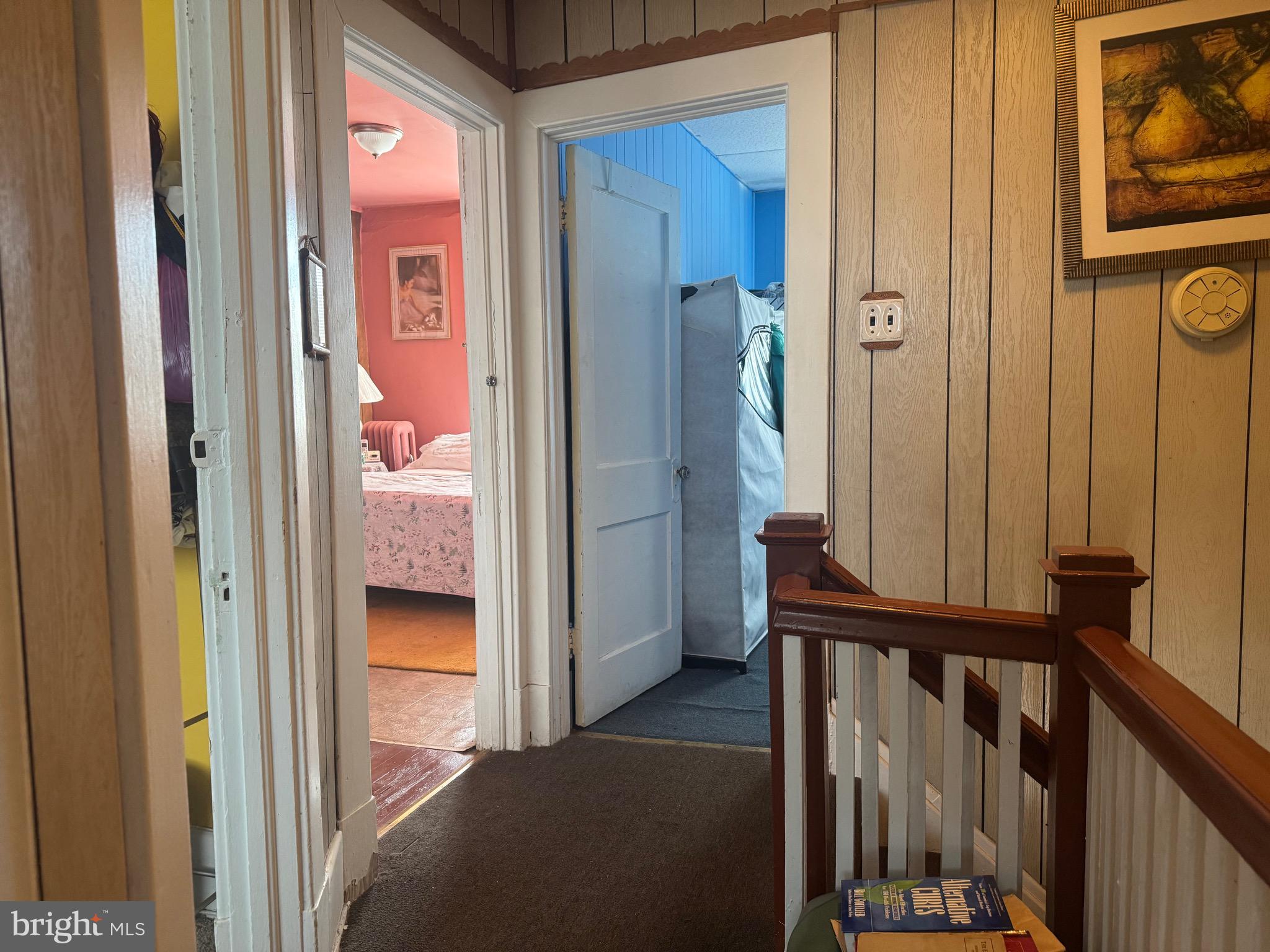 2214 North Monroe Street Baltimore, MD 21217 - Photo 9 of 19 a view of a hallway with a elevator and door