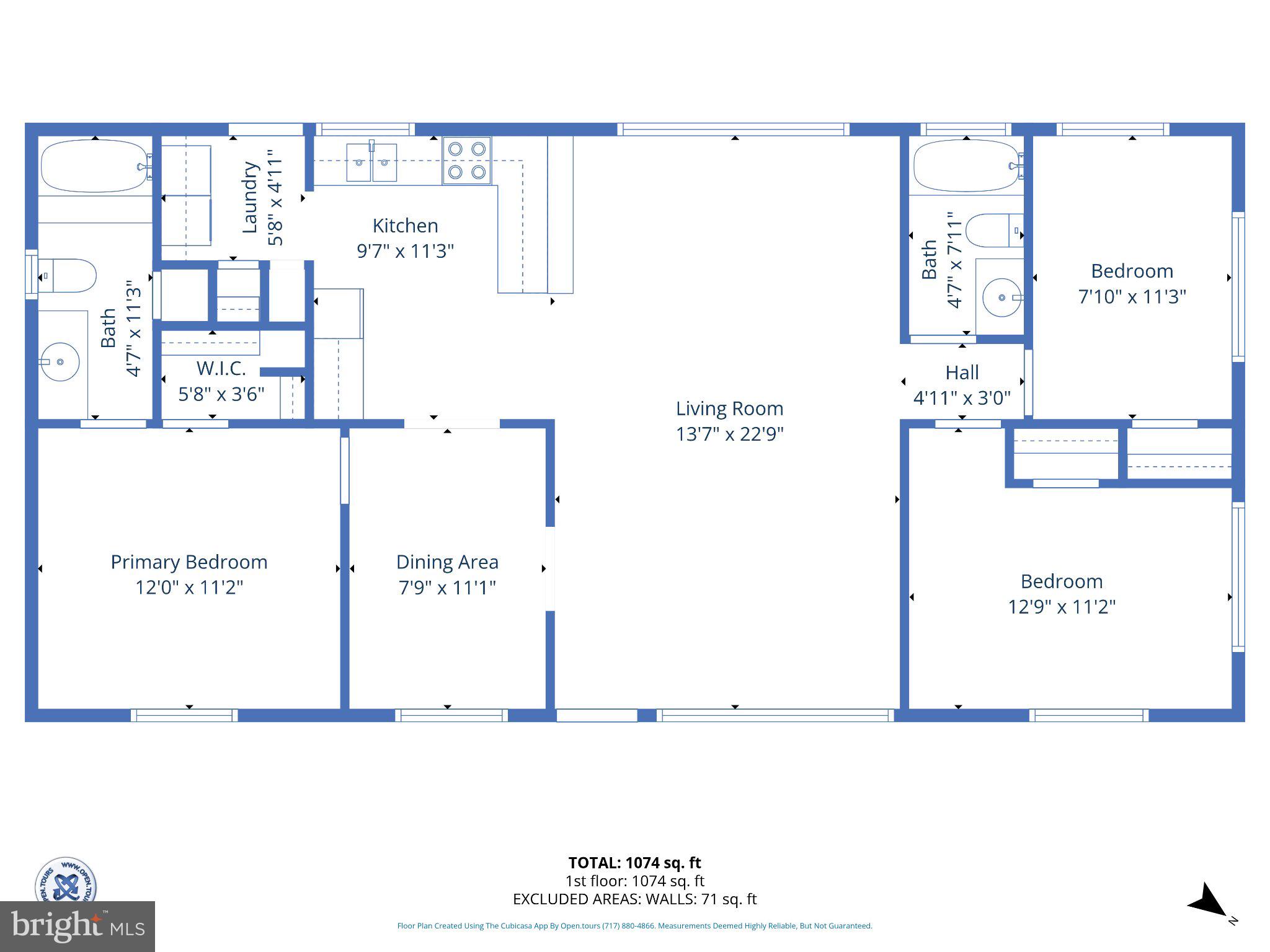 77 2nd Avenue Hanover, PA 17331 - Photo 22 of 22 a picture of a floor plan