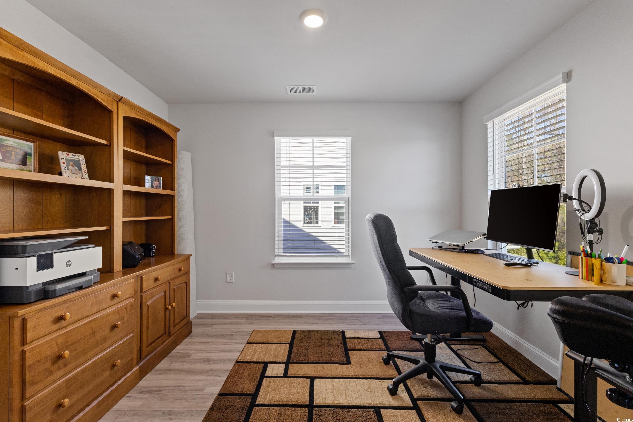 4070 Rutherford Court Little River, SC 29566 - Photo 23 of 40 Office space featuring healthy amount of natural light and light wood-style flooring