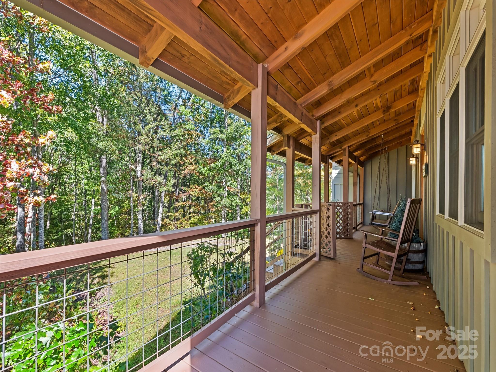 1635 Quest Ridge Sylva, NC 28779 - Photo 40 of 48 a view of a chair and table in the balcony