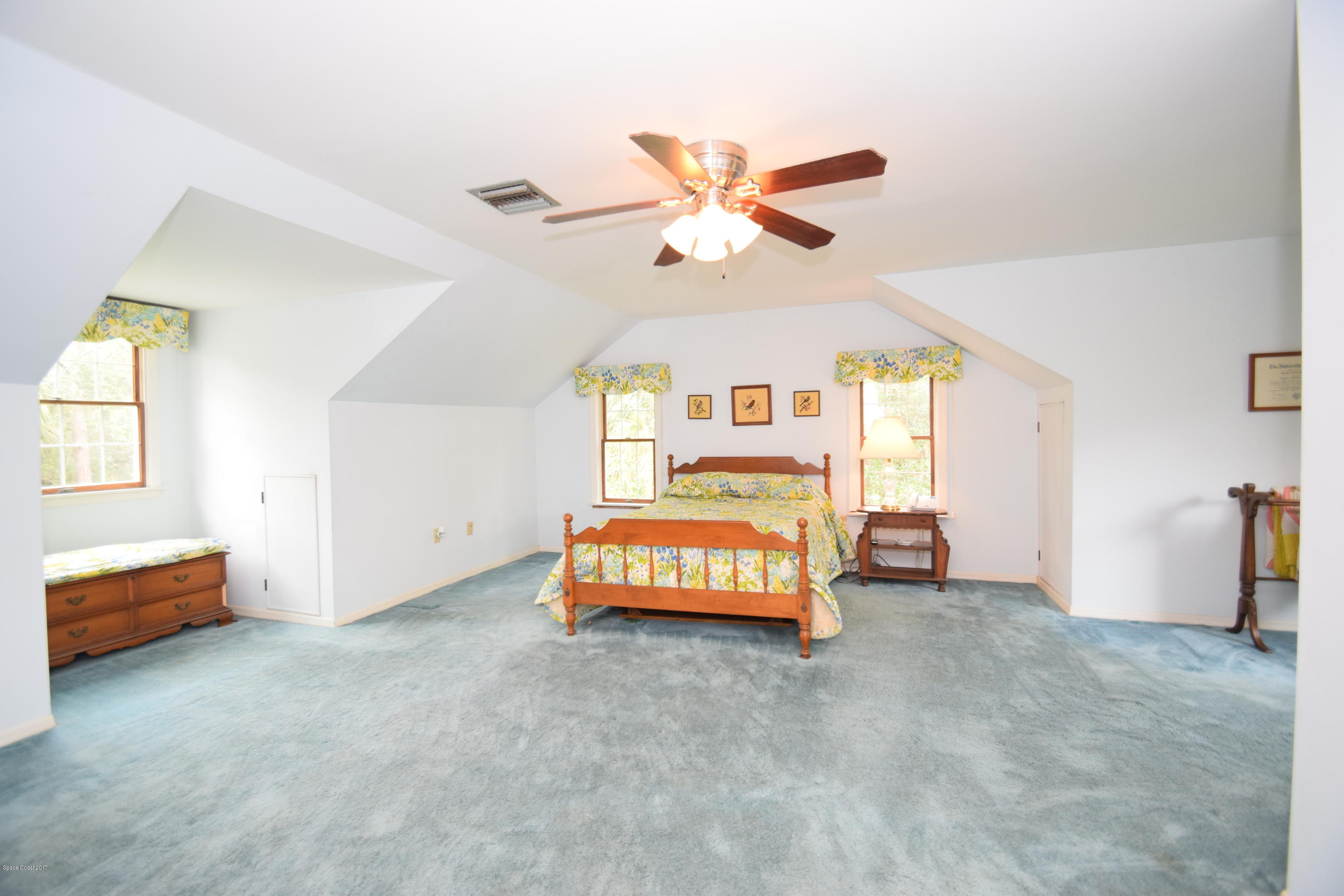4485 Lake Washington Road Melbourne, FL 32934 - Photo 15 of 20 Upstairs Master Bedroom