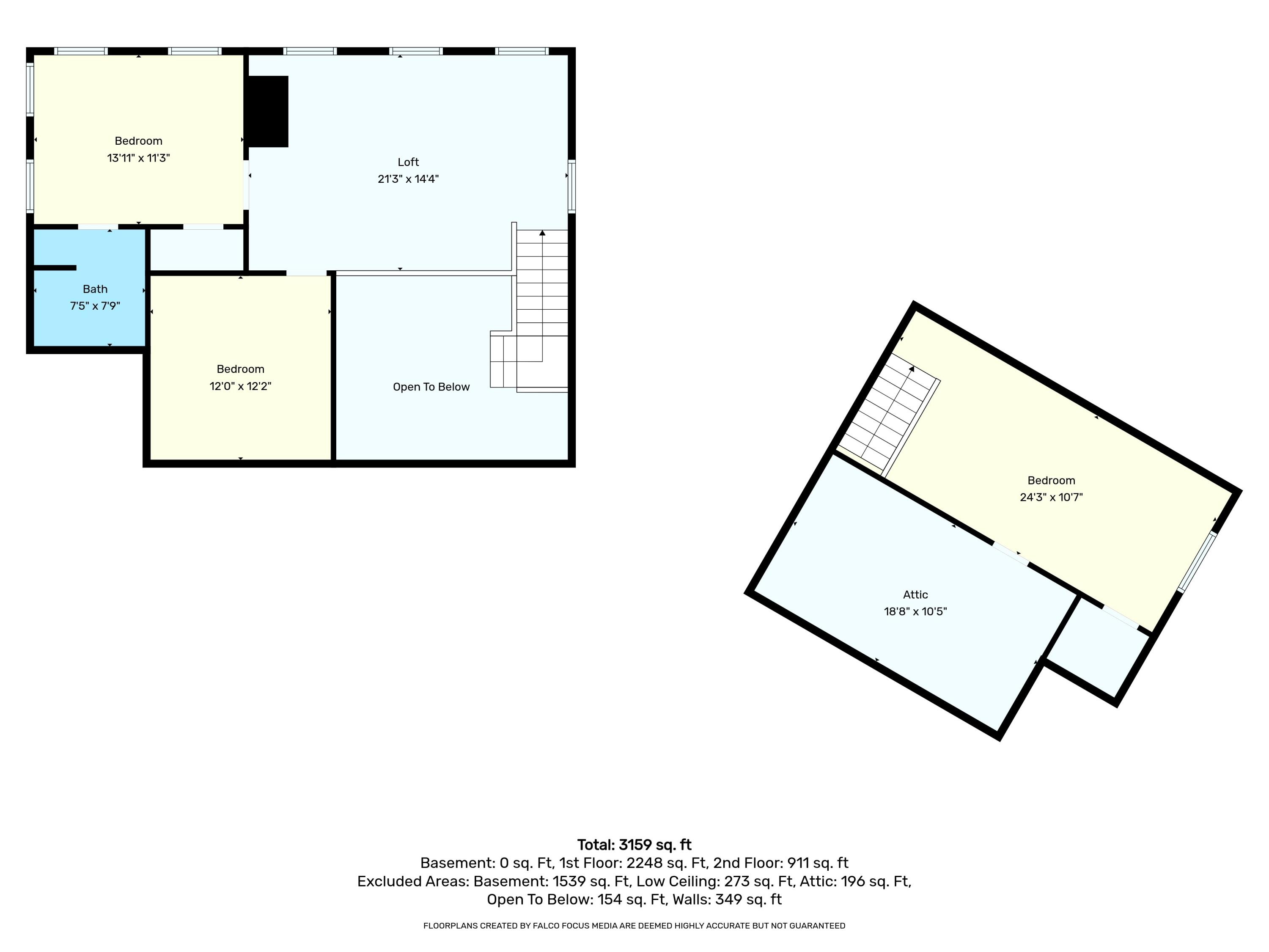 558 Castle Island Road Mount Vernon, ME 04352 - Photo 135 of 137 FLOOR PLAN - 2nd FLOOR