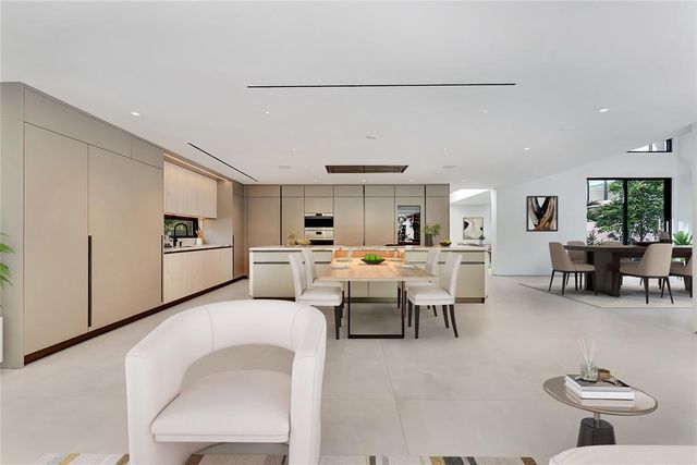 a car parked in a garage