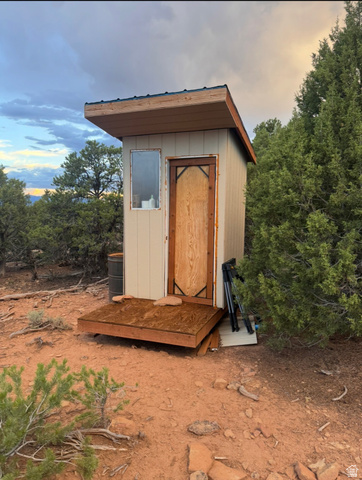 389 North Old Summit Road, Unit 19 Monticello, UT 84535 - Photo 20 of 29 Outhouse w/compost toilet