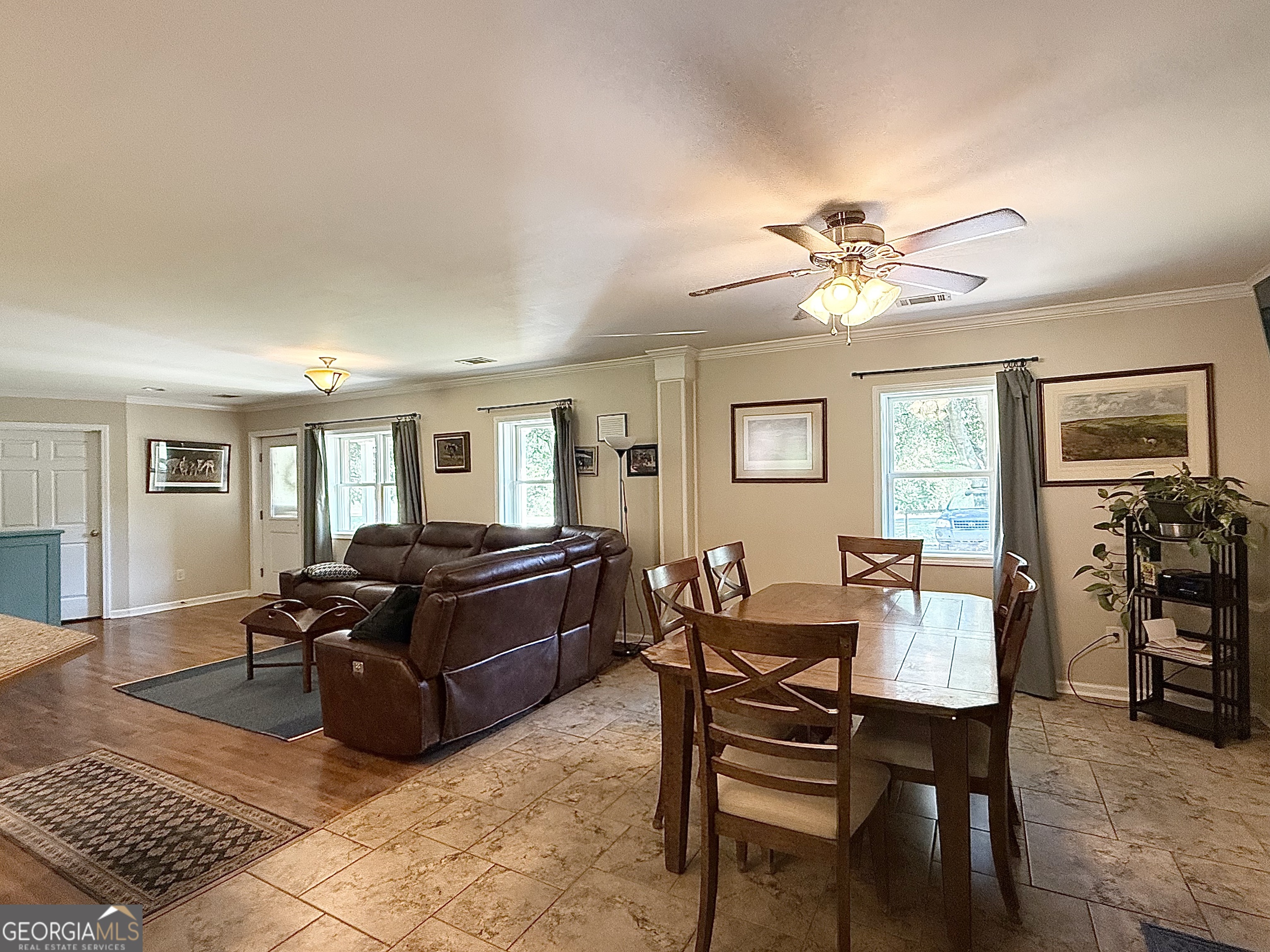 1191 Aderhold Rogers Road Commerce, GA 30530 - Photo 20 of 33 a living room with furniture and wooden floor