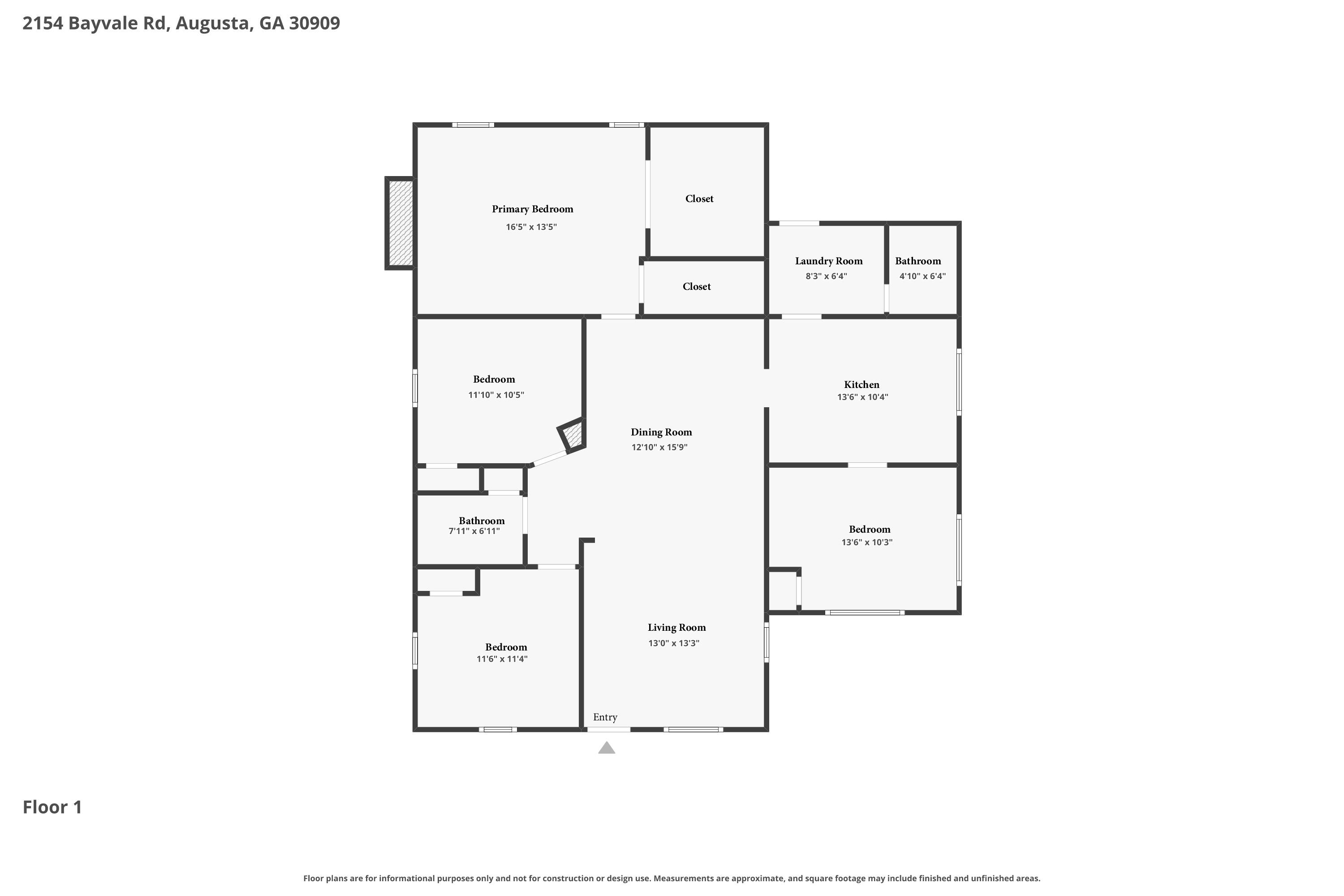 2154 Bayvale Road Augusta, GA 30909 - Photo 29 of 29 Floor-1 (2)