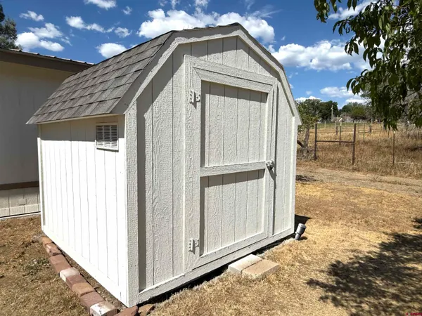 a backyard of a house