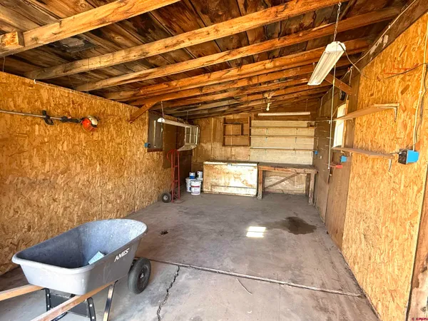 a backyard of a house