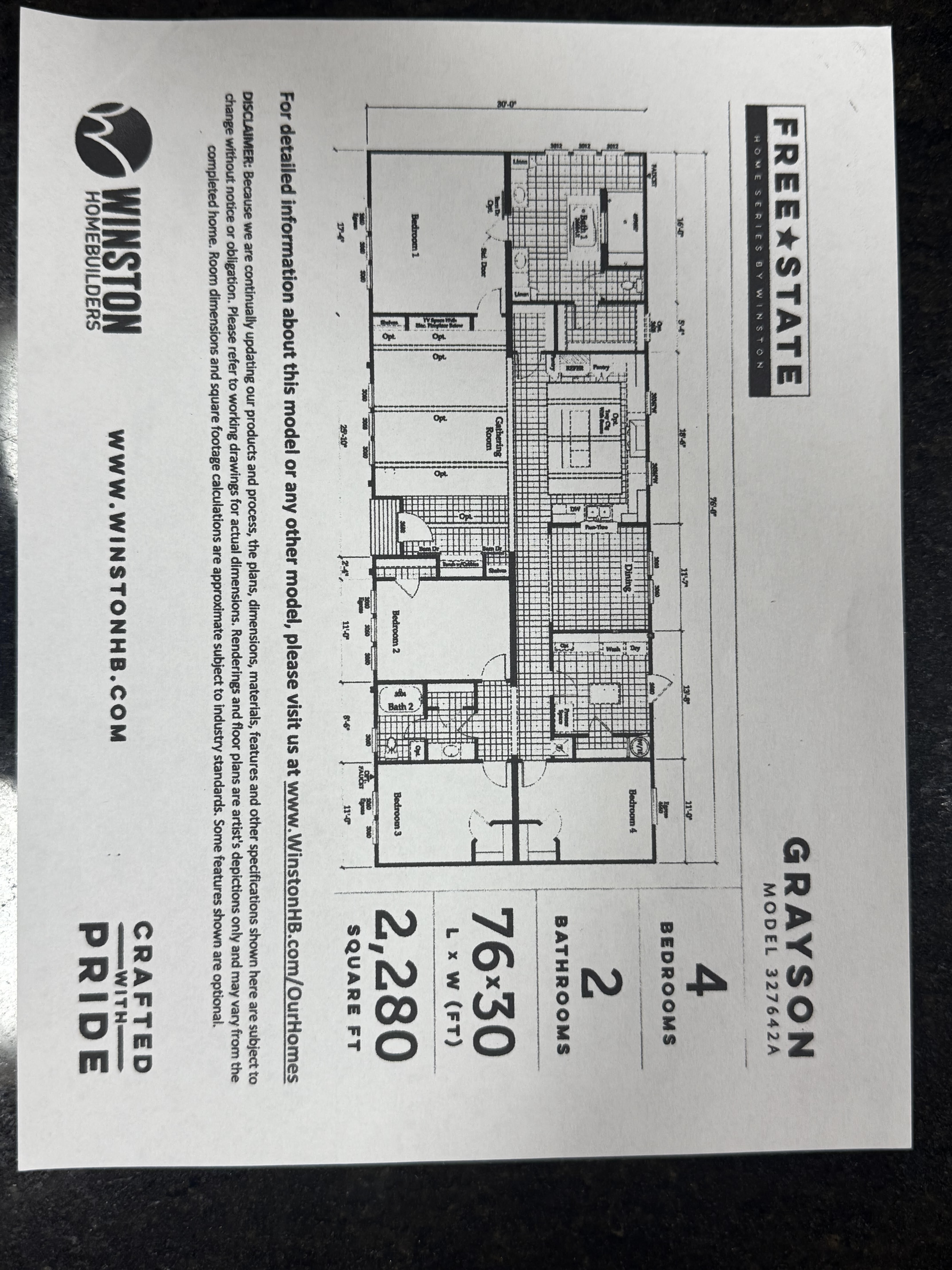 23233 Forland Road Silverhill, AL 36576 - Photo 33 of 33 Floor Plan