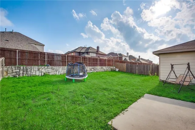 a view of a porch with a yard
