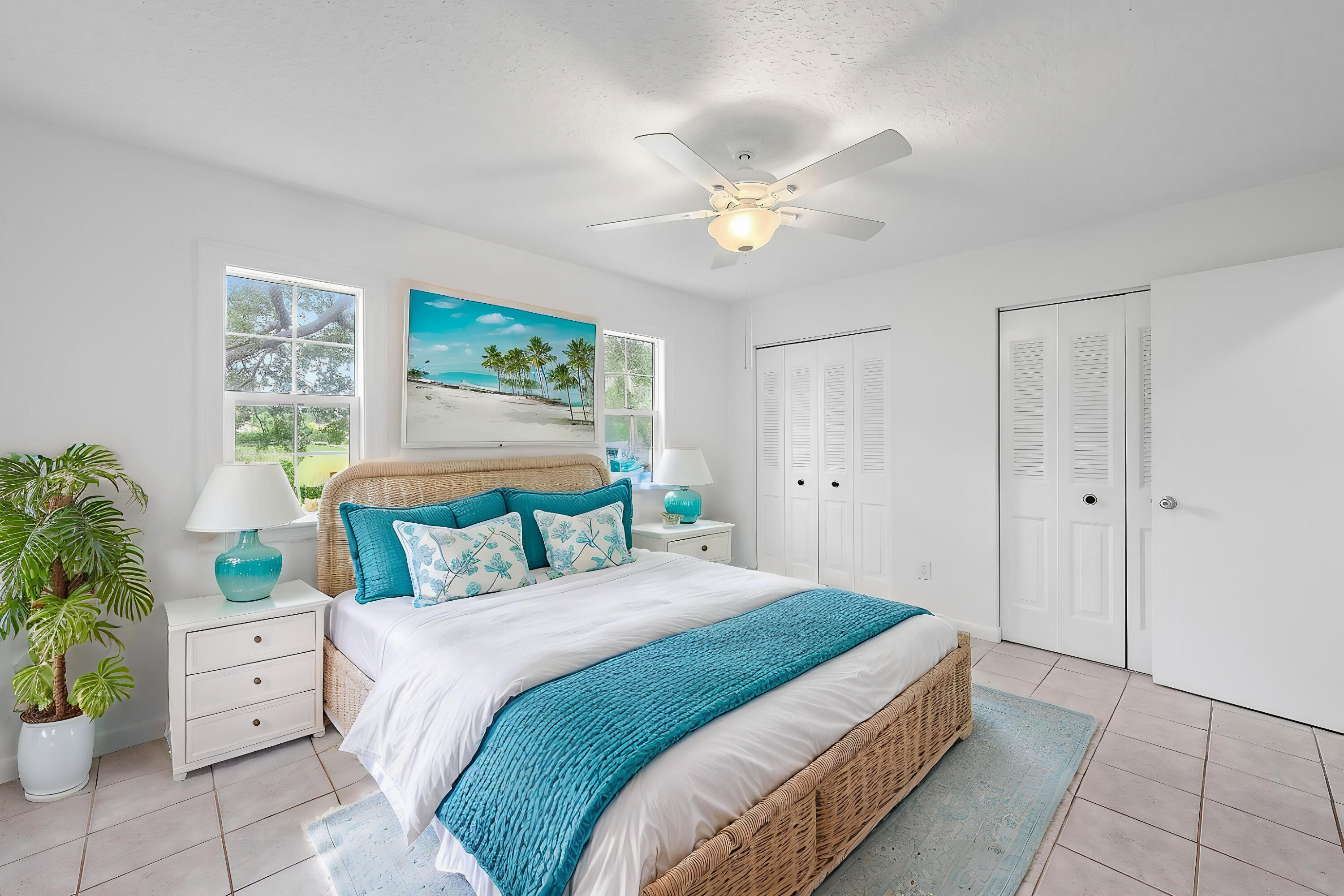 4628 Southeast Salvatori Road Stuart, FL 34997 - Photo 6 of 30 Staged Primary Bedroom