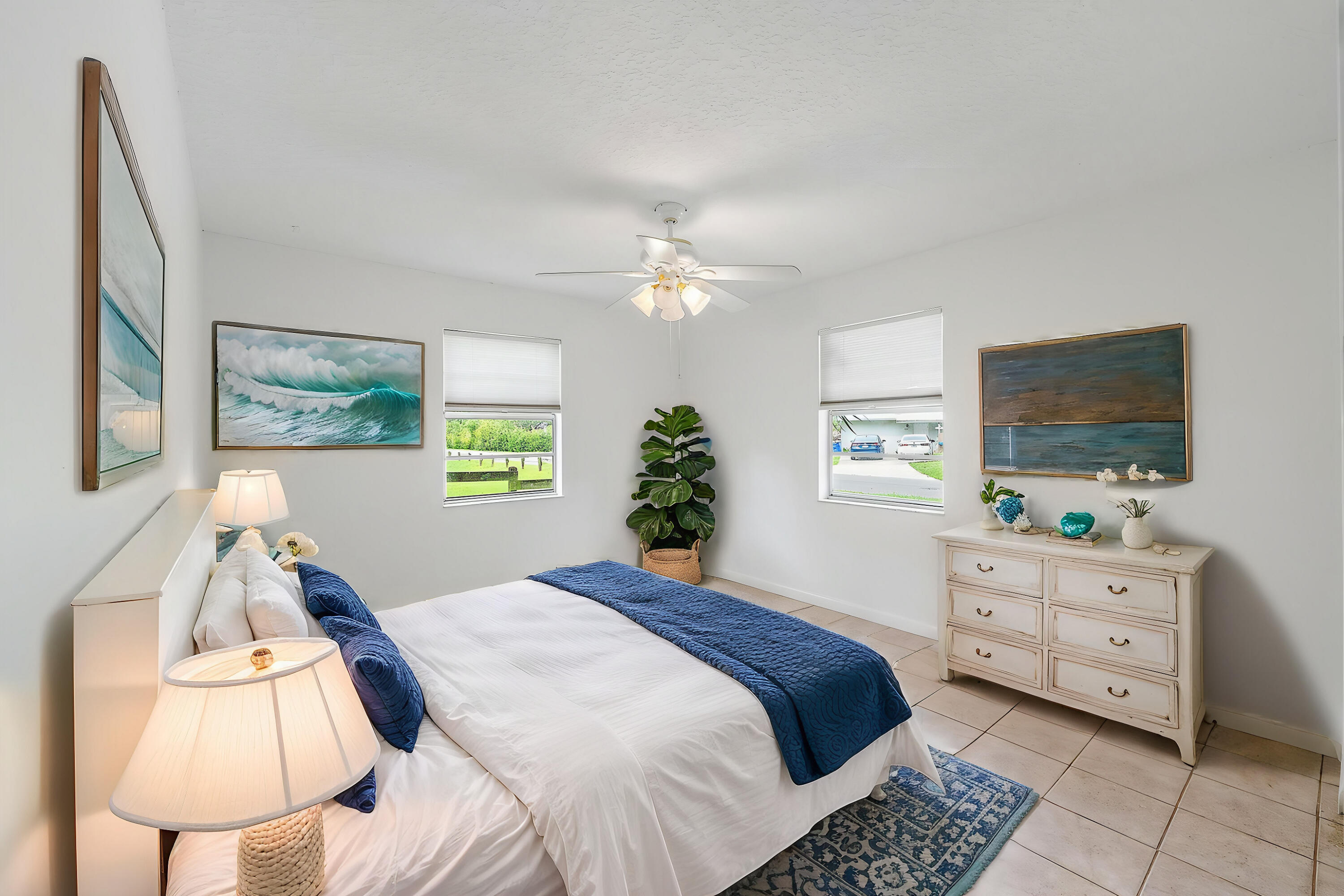 4628 Southeast Salvatori Road Stuart, FL 34997 - Photo 8 of 30 Staged Guest Bedroom