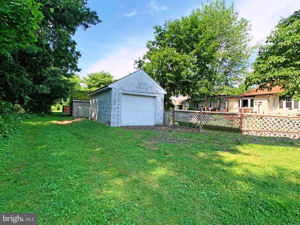 421 Woodland Avenue Morrisville, PA 19067 - Photo 23 of 30 Back of Lot with Garage