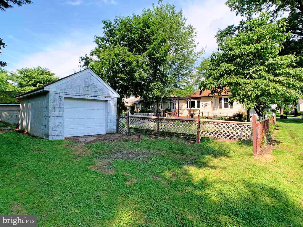 421 Woodland Avenue Morrisville, PA 19067 - Photo 24 of 30 Back of Lot with Garage