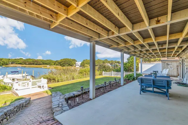 a view of swimming pool from a balcony
