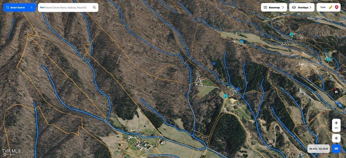 Tbd Nelse Roberts Road Greeneville, TN 37745 - Photo 29 of 29 29-Water Ways SAT Image