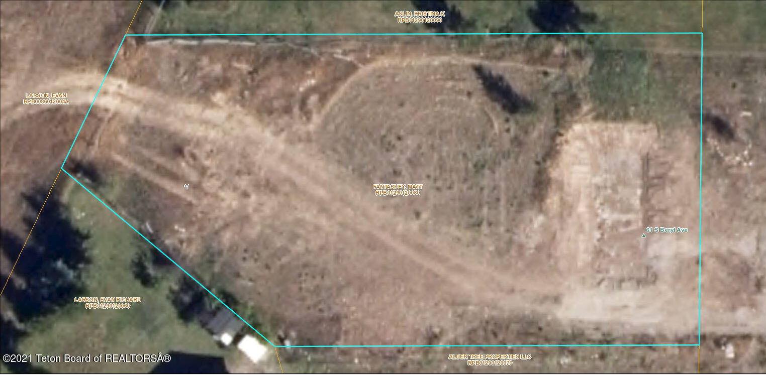 61 South Beryl Avenue Victor, ID 83455 - Photo 8 of 26 Lot Overhead From GIS