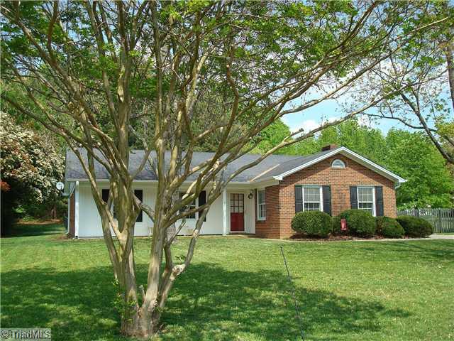 3322 Rockingham Road High Point, NC 27265 - Photo 1 of 13 Exterior Front. Low-maintenance exterior with brick & vinyl siding. Front Porch. Nice hardwood trees.