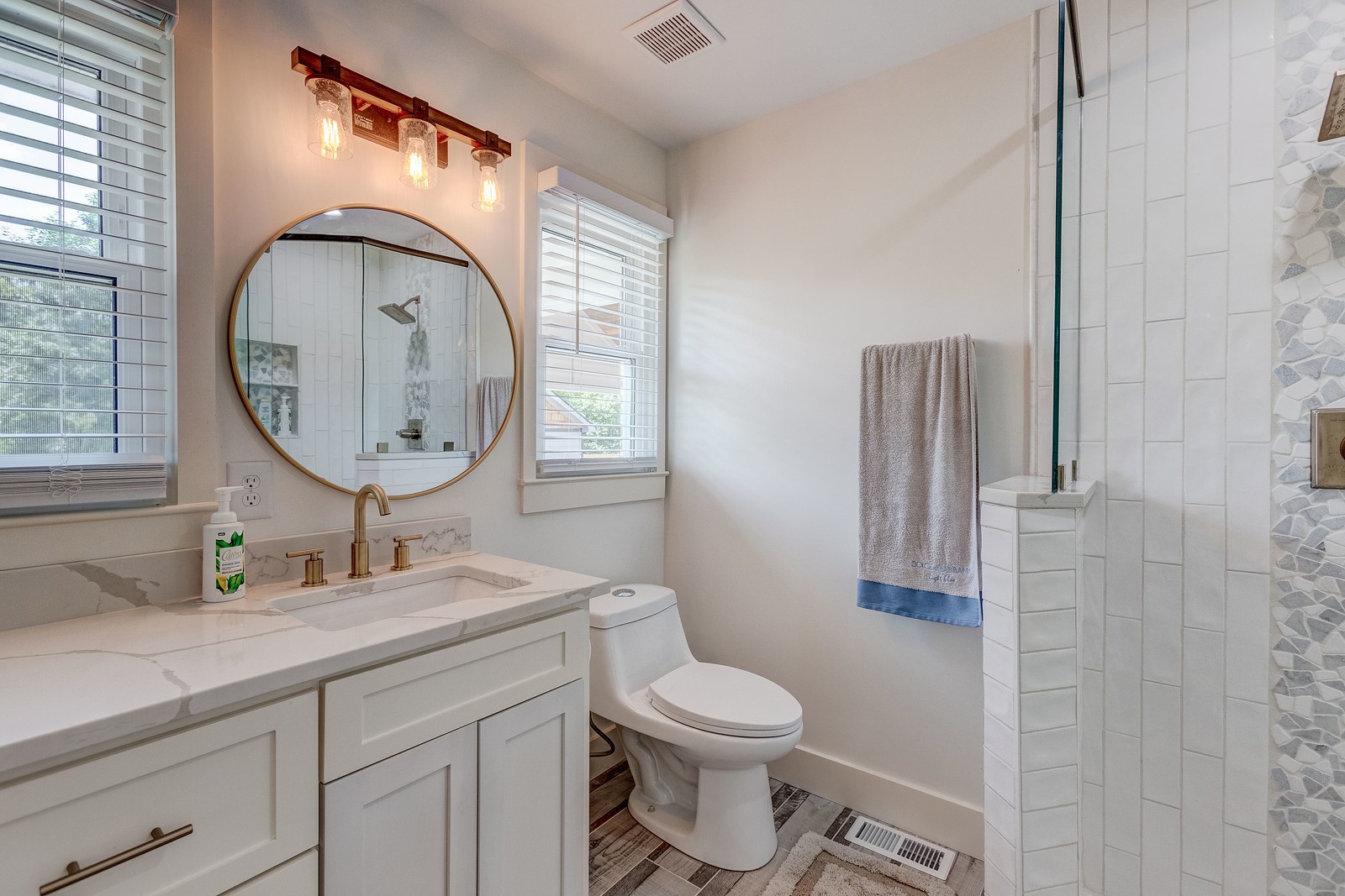 490 Rural Hill Road Nashville, TN 37217 - Photo 22 of 36 a bathroom with a toilet a sink and a mirror