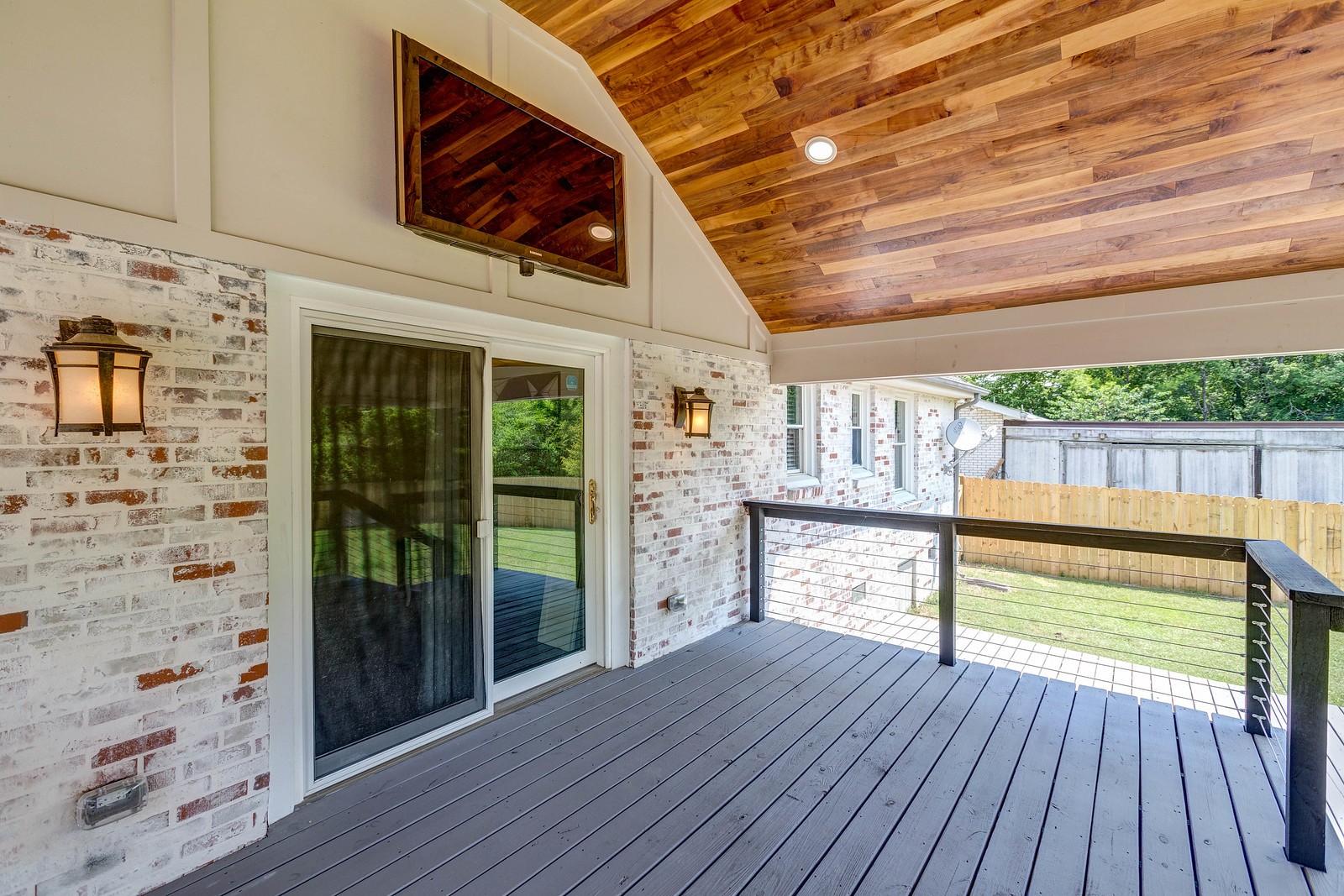490 Rural Hill Road Nashville, TN 37217 - Photo 32 of 36 a view of a porch with wooden floor and fence
