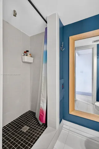 a room with window and a table