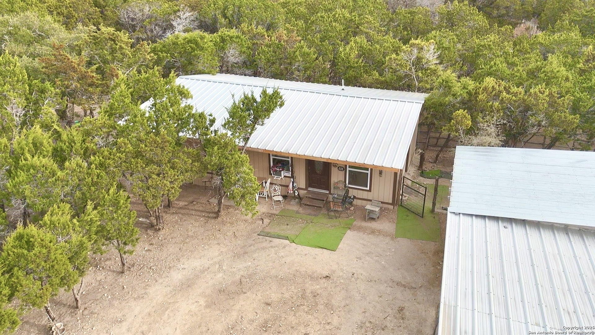 946 Frontier Lane Bandera, TX 78003 - Photo 29 of 48 swimming pool view with a outdoor seating space