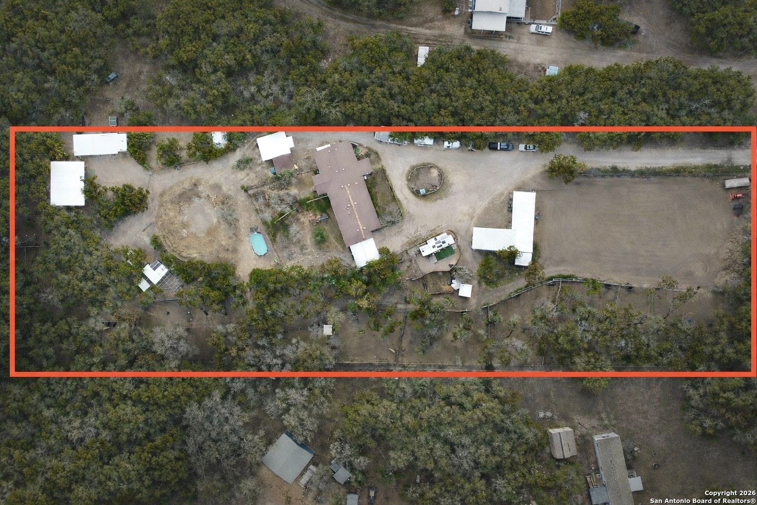 946 Frontier Lane Bandera, TX 78003 - Photo 3 of 49 an aerial view of multiple house