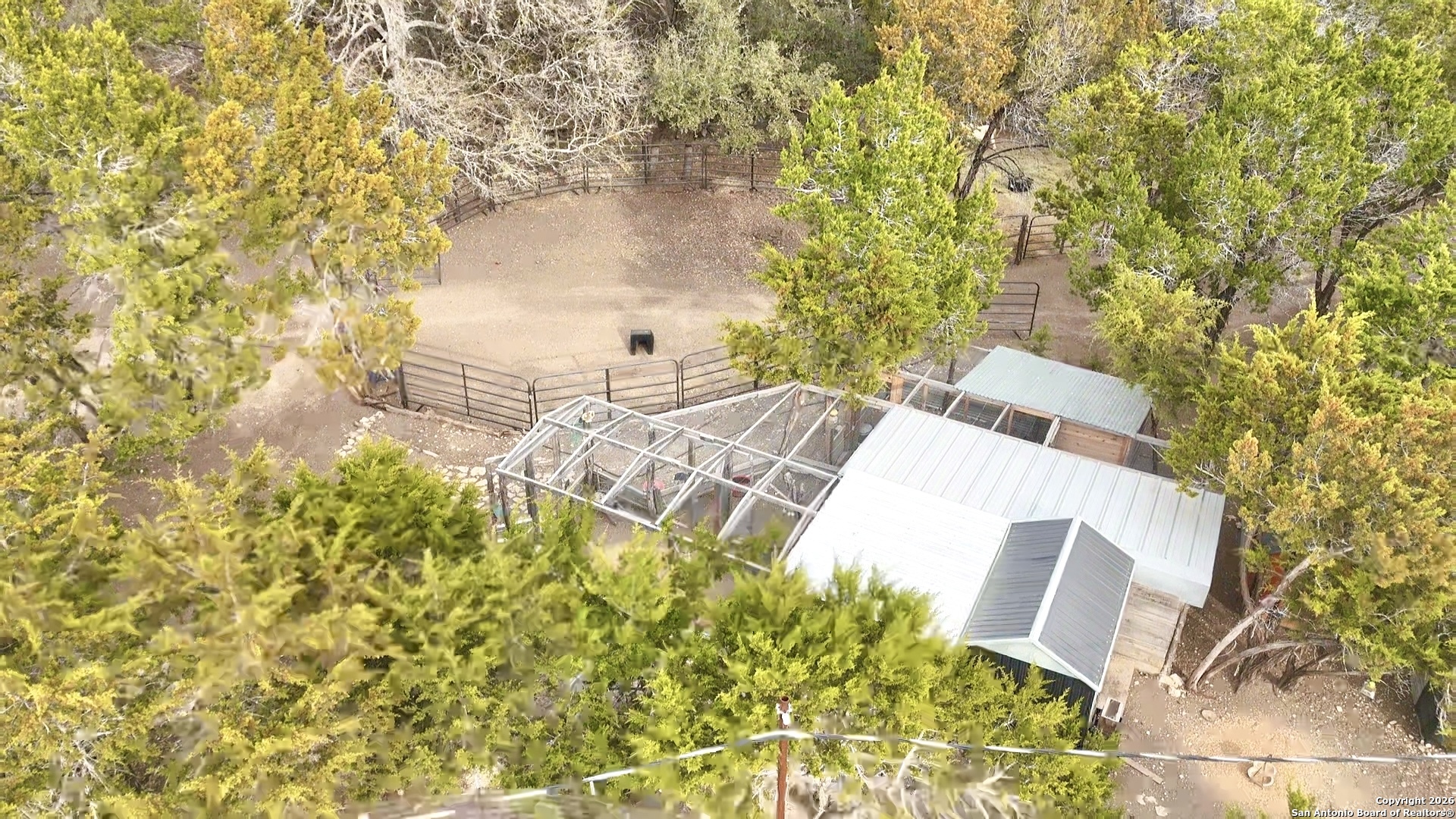 946 Frontier Lane Bandera, TX 78003 - Photo 47 of 49 a view of balcony with wooden floor