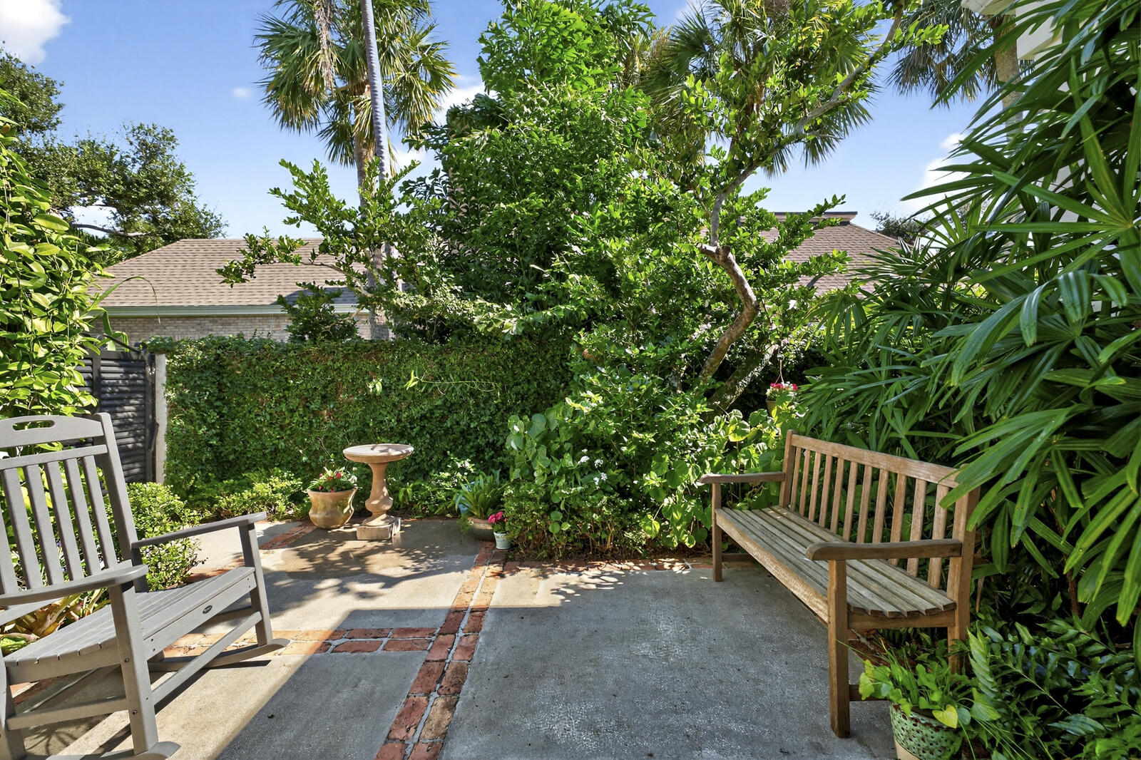 625 Riomar Drive Vero Beach, FL 32963 - Photo 50 of 54 a view of a chair and table in backyard