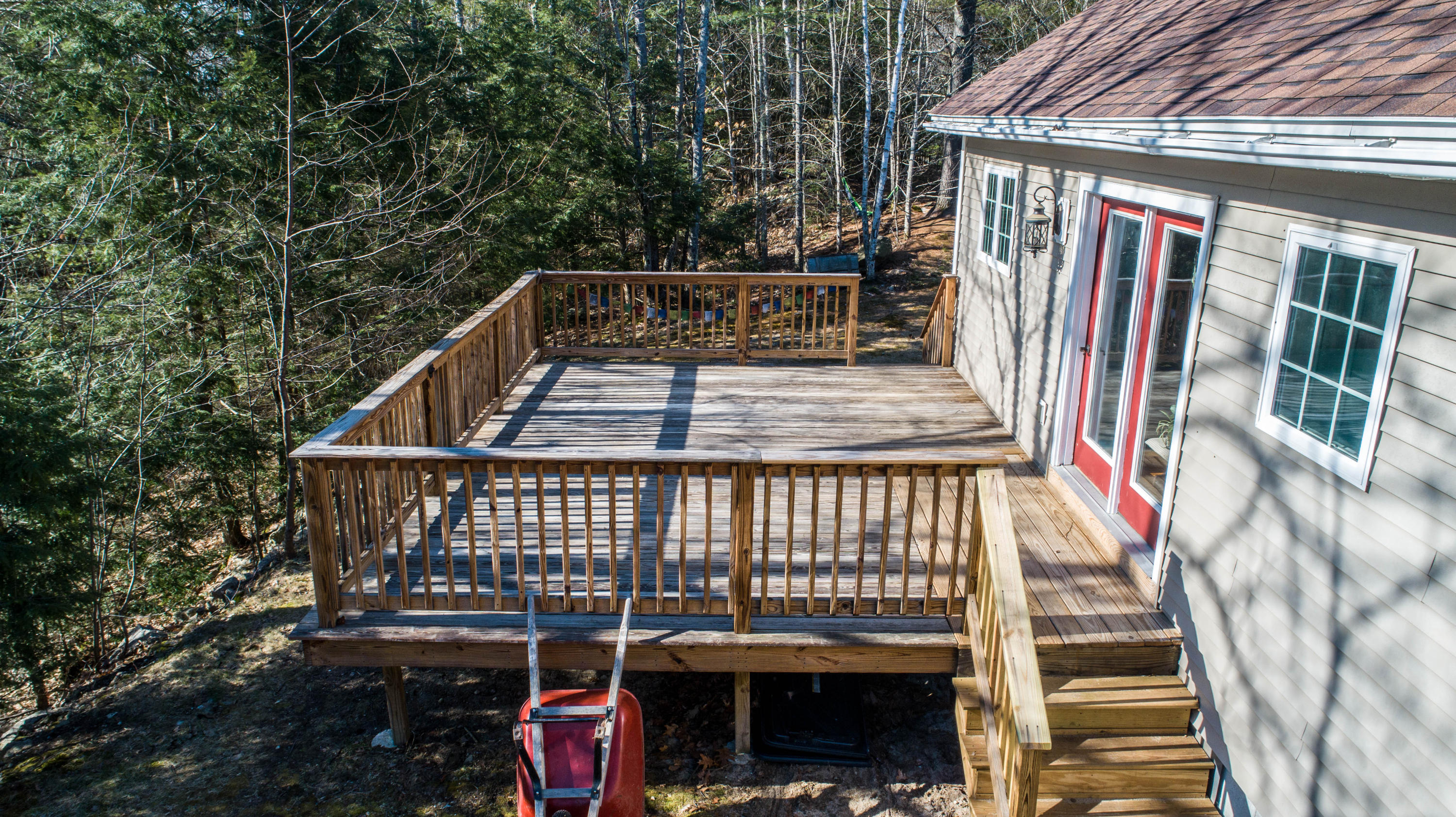 43 Perk's Peak Road Windham, ME 04062 - Photo 27 of 38 Large Deck
