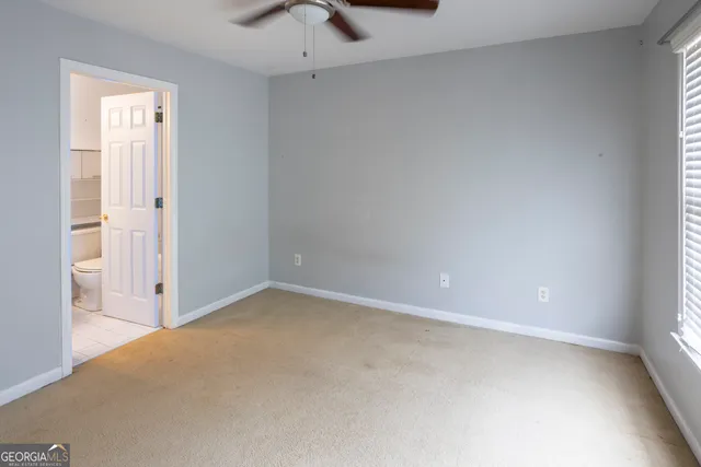 a view of an empty room